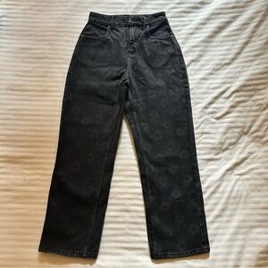 NWT! Afends Shelby Black Jeans, 24”